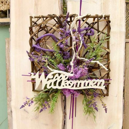 Floristik24 Deco wall vine plug-in aid braided vine branches nature 40×40cm