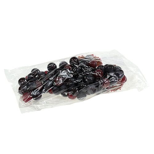 Floristik24 Deco grapes dark red 22cm