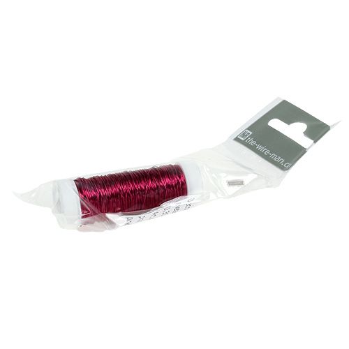 Product Decorative enameled wire Ø0.30mm 30g/50m pink