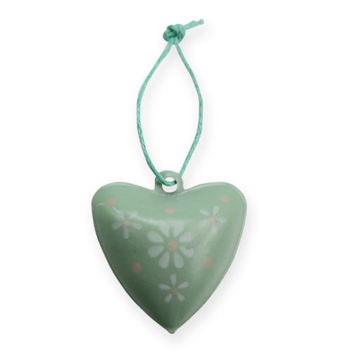 Floristik24 Metal heart for hanging with motives 3cm 12pcs