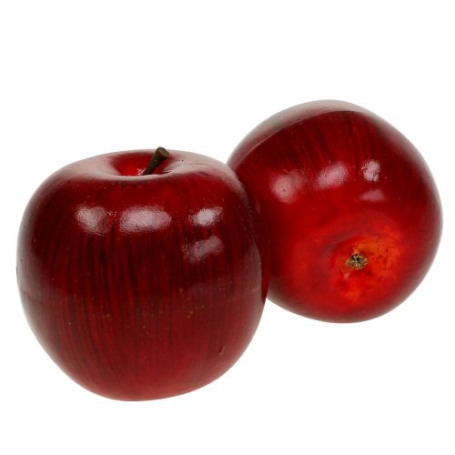 Product Decorative Apples Red, varnished Ø8cm 6 pcs
