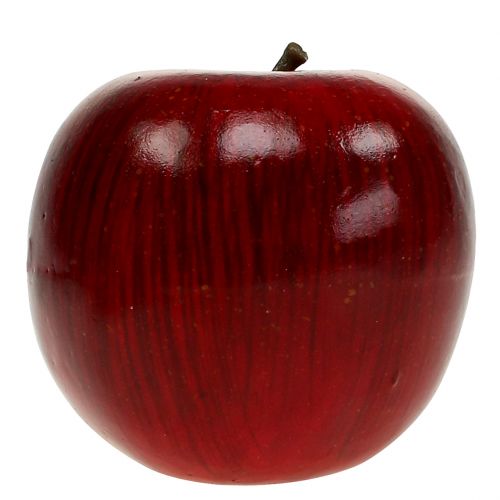Decorative apples red, lacquered Ø8cm 6p