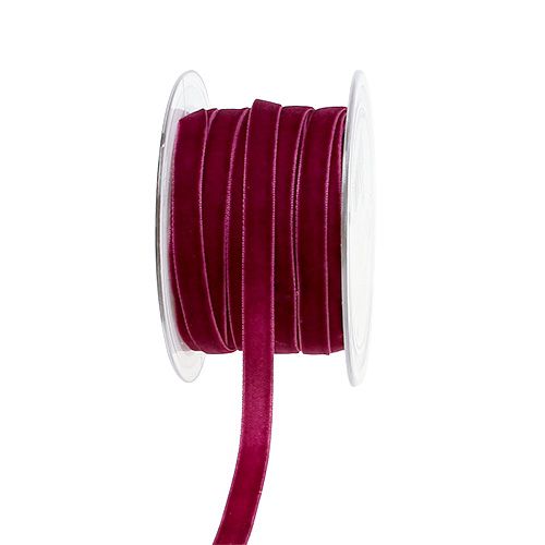 Product Deco ribbons Velvet Erika 10mm 20m