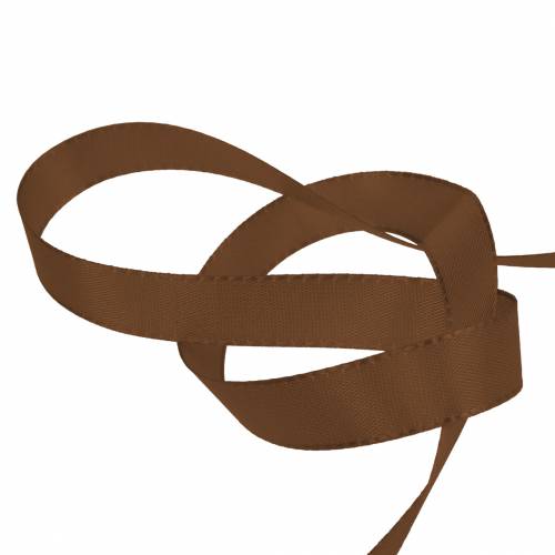 Product Gift and decoration ribbon brown 25mm 50m