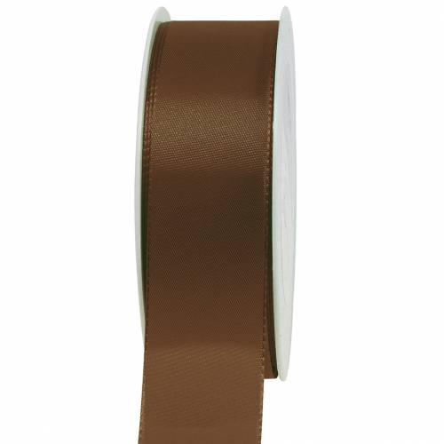 Floristik24 Gift and decoration ribbon brown 50m