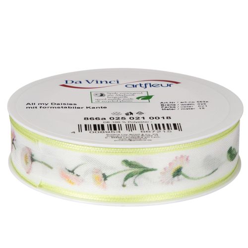 Gift ribbon with a Bellis