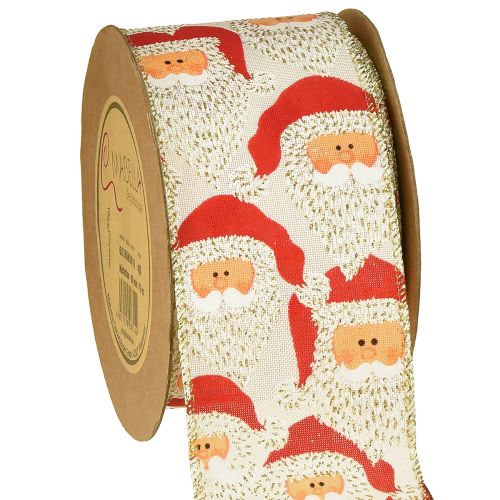 Decorative ribbon Santa Claus decorative ribbon 60mm 10m