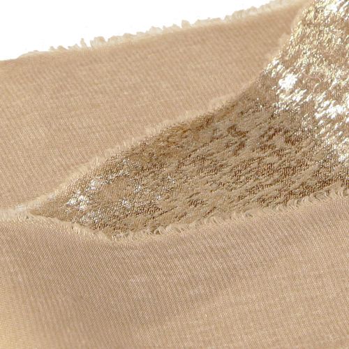 Floristik24 Decorative Ribbon Decorative Ribbon Beige Gold W40mm L10m