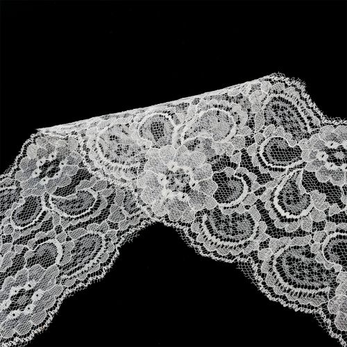 Product Decorative tape lace 100mm 10m white