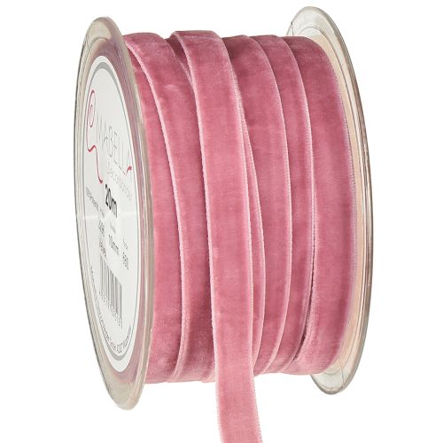 Floristik24 Decorative ribbon velvet light purple 10mm 20m
