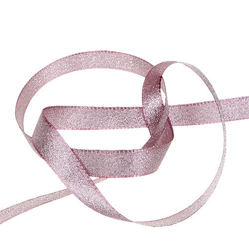 Product Decorative tape with glitter pink 15mm 25m
