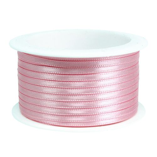 Product Gift and decoration ribbon 3mm x 50m pastel pink