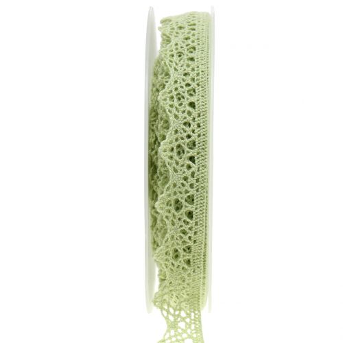 Product Deco ribbon lace green 22mm 20m