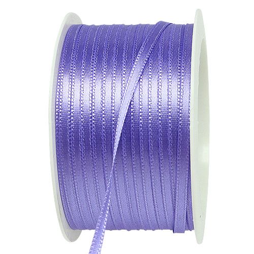 Gift and decoration ribbon 3mm x 50m purple