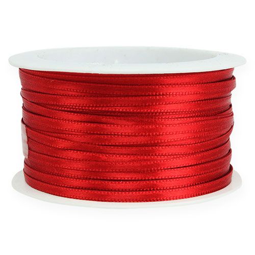 Product Gift and decoration ribbon 3mm x 50m light red