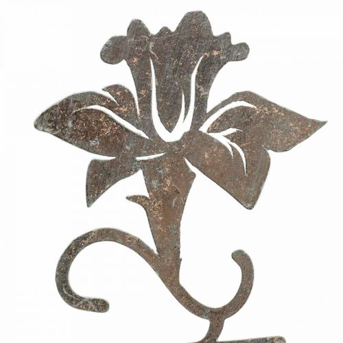 Floristik24 Metal decorative flower wooden stand lettering Spring 6x9.5x39.5cm