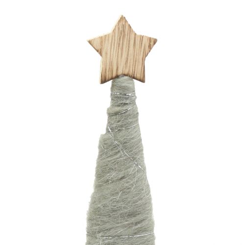 Floristik24 Felt Dreams Nature, White 33cm 3pcs