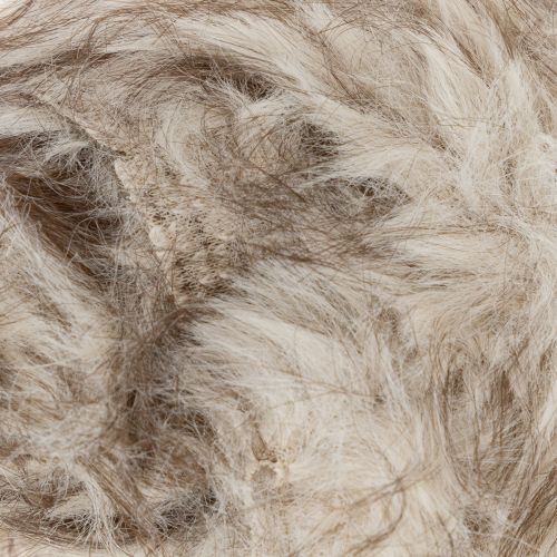 Artificial fur ribbon, decorative ribbon, long, soft, 10x140cm, 3 pieces | Floristik24.co.uk