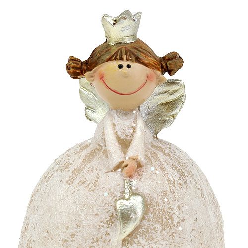 Floristik24 Decoration figure angel 6,5cm cream, gold 8pcs