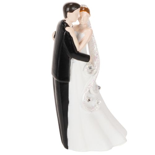 Decorative figurine of a wedding couple, 10.5cm | Floristik24.co.uk