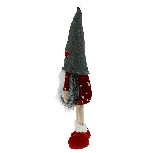 Floristik24 Decoration figure goblin 37cm red-gray