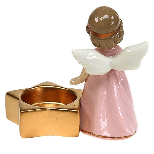 Floristik24 Decorative figure angel with tealight 10.5cm