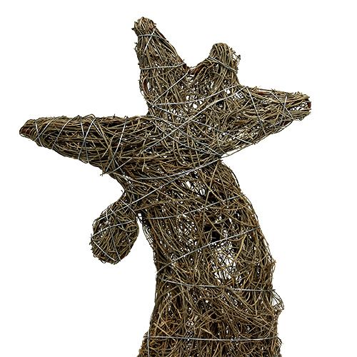 Product deco figurine rooster made of vine natural 45cm