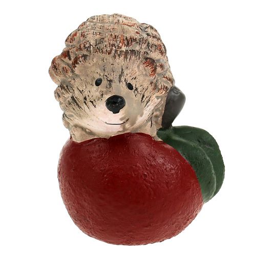 Floristik24 decorative figure hedgehog on apple 7,5cm ceramic