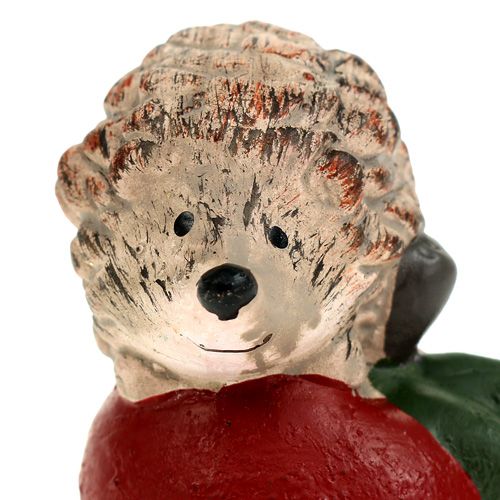 Floristik24 decorative figure hedgehog on apple 7,5cm ceramic