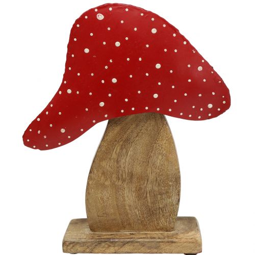 Floristik24 Deco figure toadstool nature, red 25cm