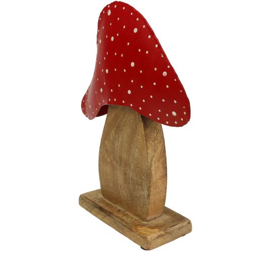 Floristik24 Deco figure toadstool nature, red 25cm