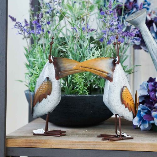 Floristik24 Decoration figure, metal bird, raven, metal decoration 43cm