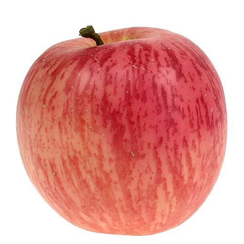 Floristik24 decorative fruit Deco-apple red-orange Ø9cm 4pcs