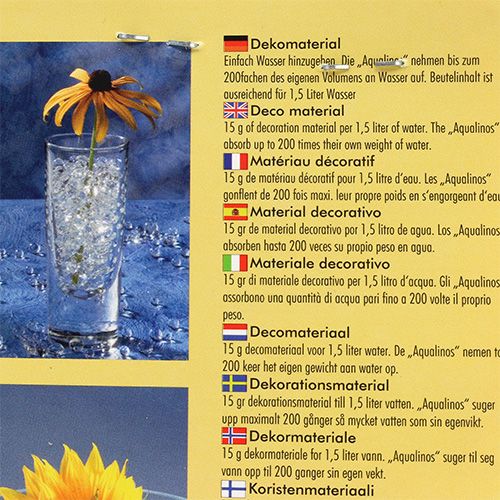 Floristik24 Deco gel Aqualinos 15g transparent