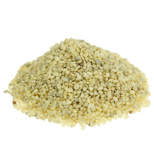 Floristik24 Decorative granules champagne decorative stones 2mm - 3mm 2kg