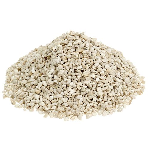 Floristik24 Decorative granulate cream decorative stones 2mm - 3mm 2kg