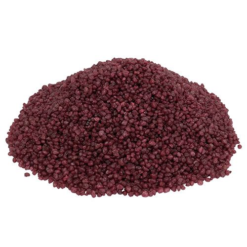 Floristik24 Decorative granules Burgundy decorative stones 2mm - 3mm 2kg
