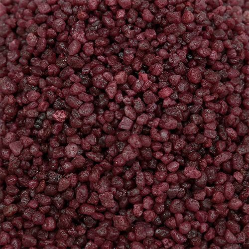 Product Decorative granules Burgundy decorative stones 2mm - 3mm 2kg