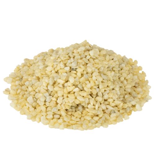 Floristik24 Decorative granules champagne decorative stones 2mm - 3mm 2kg