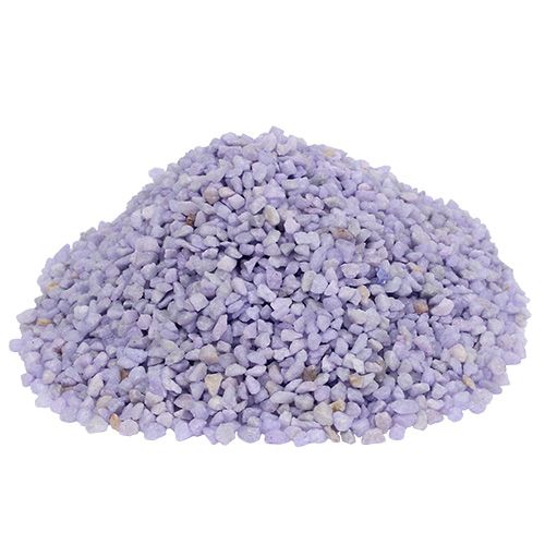 Decorative granules lilac decorative stones purple 2mm - 3mm 2kg