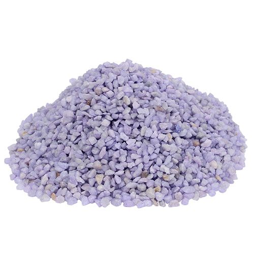 Floristik24 Decorative granules lilac decorative stones purple 2mm - 3mm 2kg