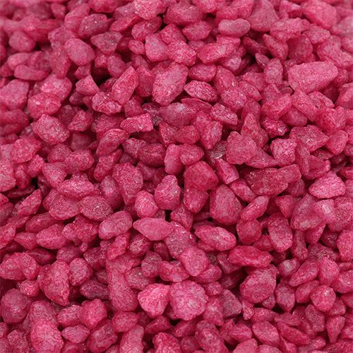 Floristik24 Decorative granules fuchsia decorative stones 2mm - 3mm 2kg