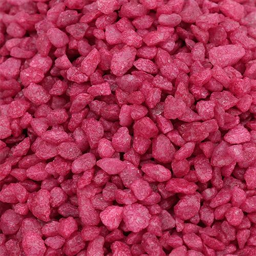 Product Decorative granules fuchsia decorative stones 2mm - 3mm 2kg