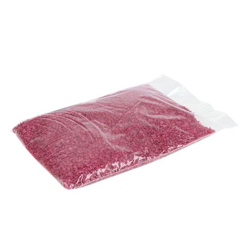 Floristik24 Decorative granules fuchsia decorative stones 2mm - 3mm 2kg