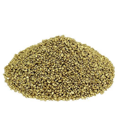 Floristik24 Decorative granules yellow gold decorative stones yellow 2mm - 3mm 2kg