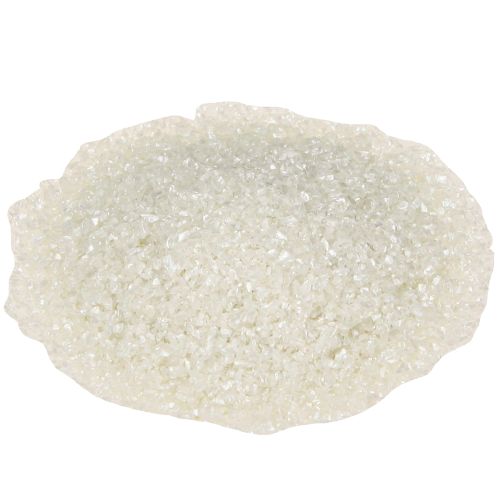 Floristik24 Decorative granules, glass granules, decorative sand 1–2 mm, mother of pearl, 2 kg