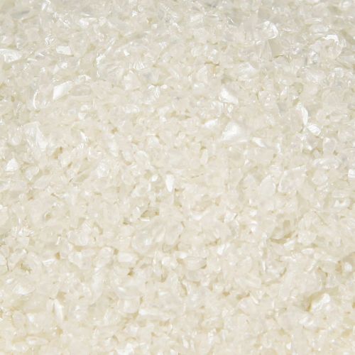 Product Decorative granules, glass granules, decorative sand 1–2 mm, mother of pearl, 2 kg
