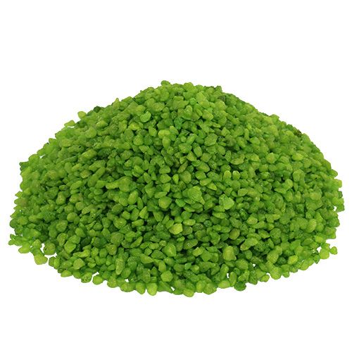 Decorative granulate green decorative stones 2mm - 3mm 2kg