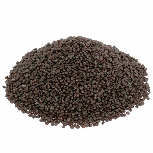 Floristik24 Decorative granules brown decorative stones 2mm - 3mm 2kg