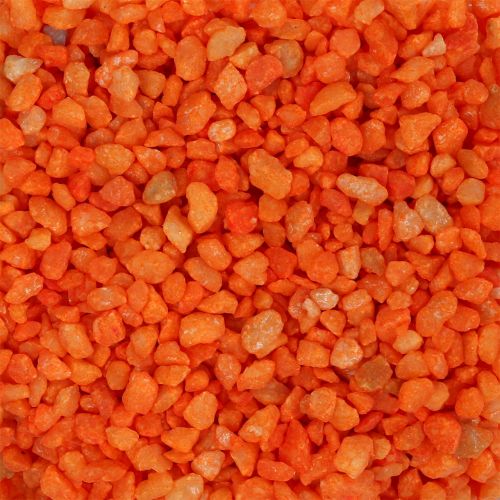 Product Decorative granules orange decorative stones 2mm - 3mm 2kg
